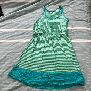Racerback striped dress